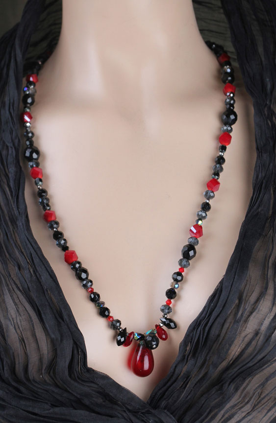 Red-blk Glow, 30 length, $35.00, more details...