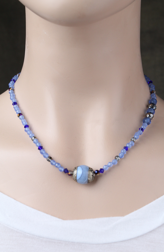 Tibet Blue Glow, 16 length, $25.00, more details...